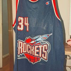 Houston rockets retro champion jersey